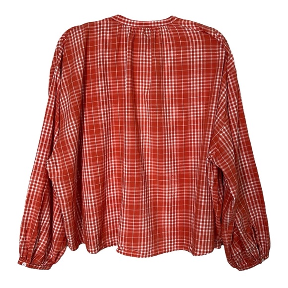 Universal Thread Balloon Long Sleeve Poet Top Size Large - Picture 3 of 8